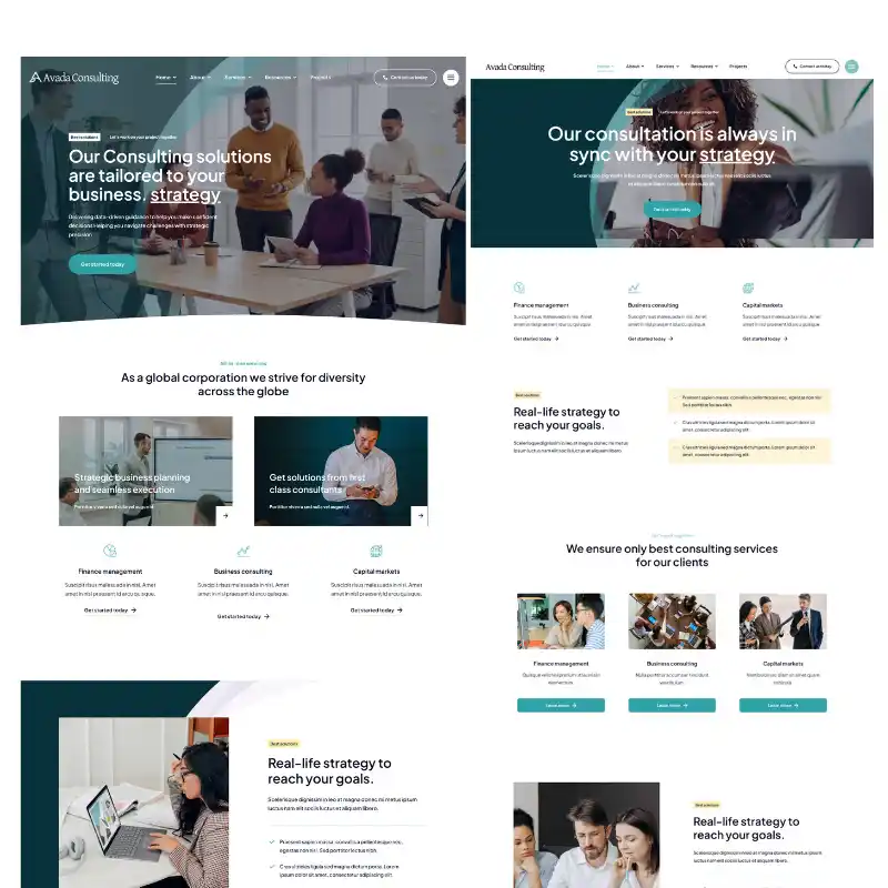 Consulting and Finance Avada Child Theme